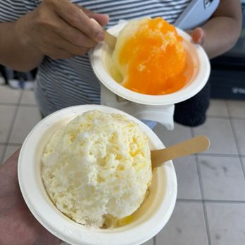Kokonuts Shave Ice & Snacks - Size small. Lychee and mango shave ice with condensed milk and mochi, piña colada and peach shave ice cream - Candy Stores Near Me - Honolulu, Hawaii Kokonuts Shave Ice & Snacks - Size small. Lychee and mango shave ice with condensed milk and mochi, piña colada and peach shave ice cream - Candy Stores Near Me - Honolulu, Hawaii