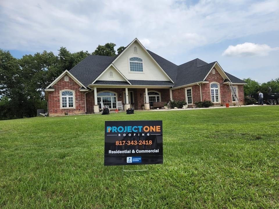 Slide of Project One Roofing