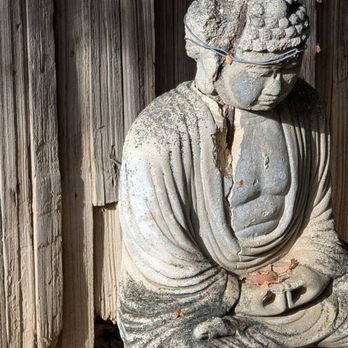 Moorten Botanical Garden - Repaired Buddha statue near the bathrooms - Nurseries & Gardening Near Me - Palm Springs, California Moorten Botanical Garden - Repaired Buddha statue near the bathrooms - Nurseries & Gardening Near Me - Palm Springs, California