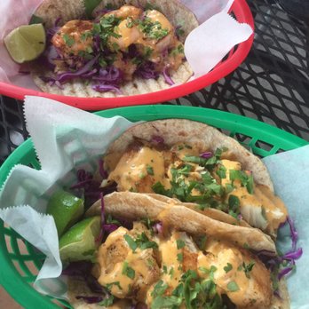 Bohemeo's - 2 Fish Tacos and 1shrimp. - Coffee & Tea Near Me - Houston, Texas Bohemeo's - 2 Fish Tacos and 1shrimp. - Coffee & Tea Near Me - Houston, Texas