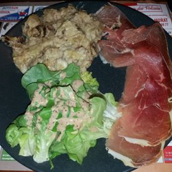 L'Auberge d'un Instant - Assiette jambon de pays truffade