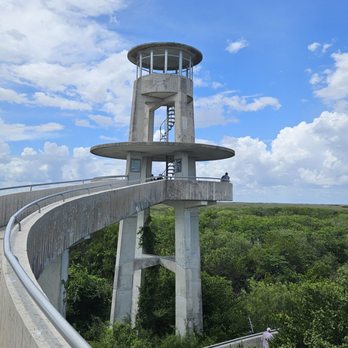 Shark Valley Tram Tours - The tower at the halfway point! - Tours Near Me - Miami, Florida Shark Valley Tram Tours - The tower at the halfway point! - Tours Near Me - Miami, Florida