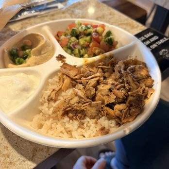 FelFel Mediterranean - Shawarma Chicken Plate - Mediterranean Near Me - Denver, Colorado
