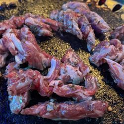 KPOT Korean BBQ & Hot Pot - "Steak Fingers" - Steak strips seasoned with cumin