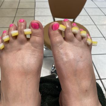 California Nails - Can't do much about the tan but the pedicure was awesome - Nail Salons Near Me - Colorado Springs, Colorado California Nails - Can't do much about the tan but the pedicure was awesome - Nail Salons Near Me - Colorado Springs, Colorado