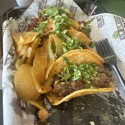 Order of 5 Tacos El Rojo