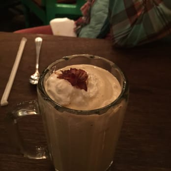 Cafe Pasqual's - Date Milkshake. HEAVEN!! - Vegetarian Near Me - Santa Fe, New Mexico