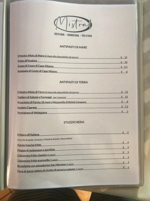 Menu photo 5 Mistral Bacoli, NA