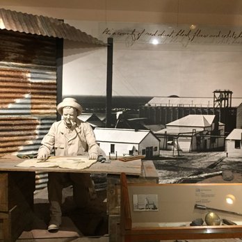 Herbert Hoover Library - A depiction of Hoover as a young adult working in Australia. June 21, 2017 - Museums Near Me - West Branch, Iowa