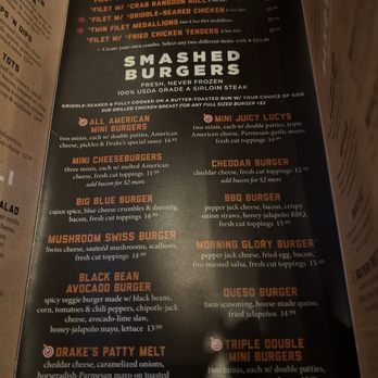 Drake's - Burger Menu - Burgers Near Me - Owensboro, Kentucky Drake's - Burger Menu - Burgers Near Me - Owensboro, Kentucky
