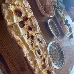 Sucuk Pide (Turkish beef sausage)
