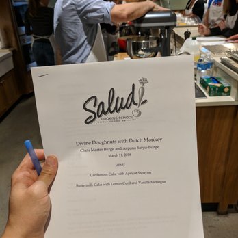 Salud Cooking School - Divine Doughnuts with Dutch Monkey cooking class with co-founders, co-owners, and chefs Martin Burge and Arpana Satyu-Burge. - Cooking Schools Near Me - Alpharetta, Georgia