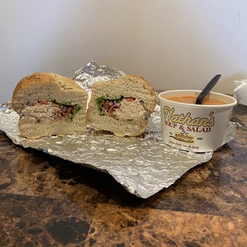 Nathan's Soup and Salad - a sandwich and a cup of soup - Soup Near Me - Rochester, New York