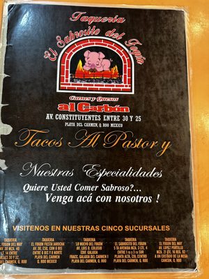 Menu photo 8 El Fogón Playa del Carmen, ROO Menu photo 8 El Fogón Playa del Carmen, ROO