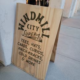 Sign outside