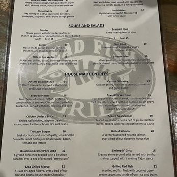 Dead Fish Grill - New Menu Goid Variety of dishes and prices - American Near Me - Belton, Texas
