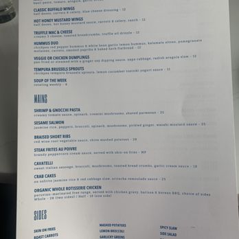 The Table - Menu - Salad Near Me - Jersey City, New Jersey