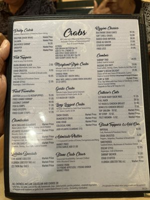 Menu photo 4 Riggins Crabhouse Lantana, FL