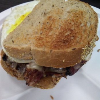 The Pan - Pastrami with egg sandwich - Pizza Near Me - Long Beach, California The Pan - Pastrami with egg sandwich - Pizza Near Me - Long Beach, California