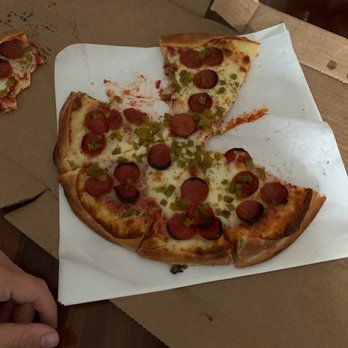 Kraus'pizza - a half eaten pepperoni pizza - Pizza Near Me - Canton, Ohio