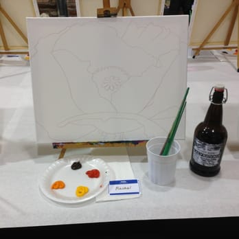 Paint Monkey - Getting ready to paint! - Party & Event Planning Near Me - Homestead, Pennsylvania