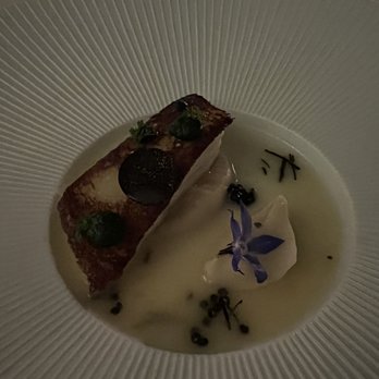 The Restaurant at JUSTIN - Fish course - New American Near Me - Paso Robles, California