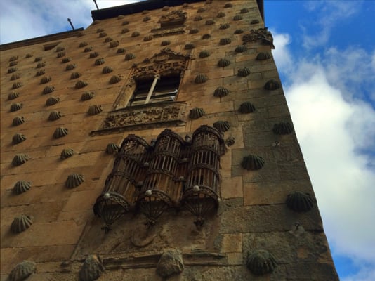 Public Library of Salamanca - Casa de las Conchas by null