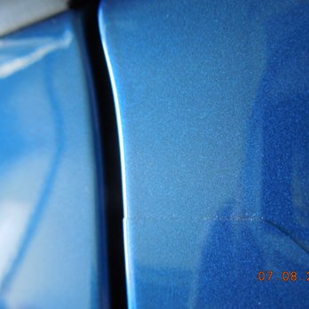 Precision Window Tint - tech cut clear door edge guard on truck cutting into paint of vehicle, again I instructed not to cut clear material on my truck - Home Window Tinting Near Me - Henderson, Nevada