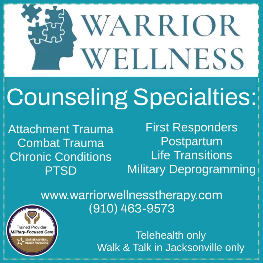 Warrior Wellness - grief counselor in Jacksonville, NC