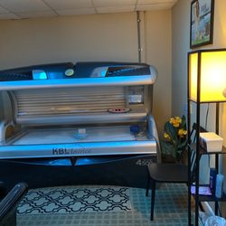 All Tan - Tans 3 layers deep and contains both UVA and UVB rays. Equivalent to South Beach's Platinum level for $60 / month.