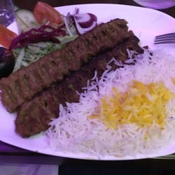 Saba Restaurant - Ground lamb kebab.