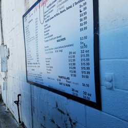 El Chapito - Menu