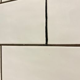 Hard to see- but the epoxy looks black and sticks out