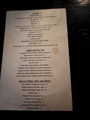 Menu photo 2 Planters Tavern Savannah, GA
