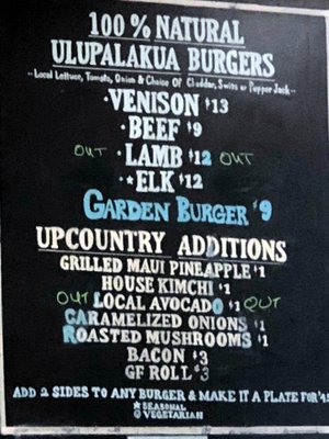 Menu photo 2 Ulupalakua Ranch Store & Grill Kula, HI Menu photo 2 Ulupalakua Ranch Store & Grill Kula, HI