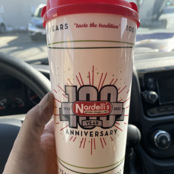 Nardelli's Grinder Shoppe - 100th anniversary cup - Delis Near Me - Naugatuck, Connecticut