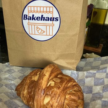 Bakehaus - almond croissant - Desserts Near Me - Belmont, Massachusetts