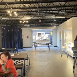 Blue Raptor Tap House - Looking out back, open to food trucks