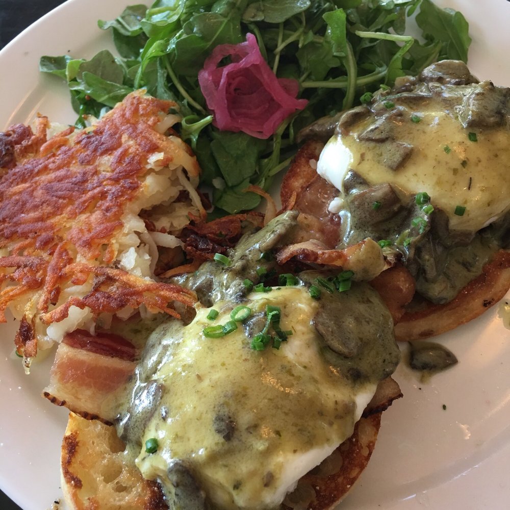 The Federal - The Federal - signature dish that is a delicious take on eggs benedict. - Breakfast & Brunch Near Me - Toronto, Ontario