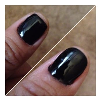 Happy Salon - My left thumb nail squared (top) and right thumb nail rounded (bottom) same visit 3/14. - Hair Salons Near Me - San Jose, California Happy Salon - My left thumb nail squared (top) and right thumb nail rounded (bottom) same visit 3/14. - Hair Salons Near Me - San Jose, California