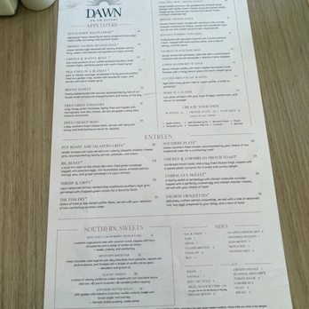 Dawn AM Eatery - Menu - Southern Near Me - Chicago, Illinois Dawn AM Eatery - Menu - Southern Near Me - Chicago, Illinois