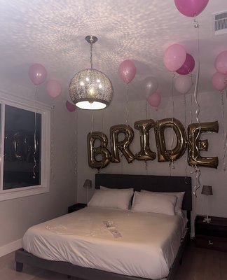 Bachelorette Decor Setup. - Low budget, no problem. We maximized our decor and even added some special touches for this AirBnB getaway. Bachelorette Decor Setup. - Low budget, no problem. We maximized our decor and even added some special touches for this AirBnB getaway.