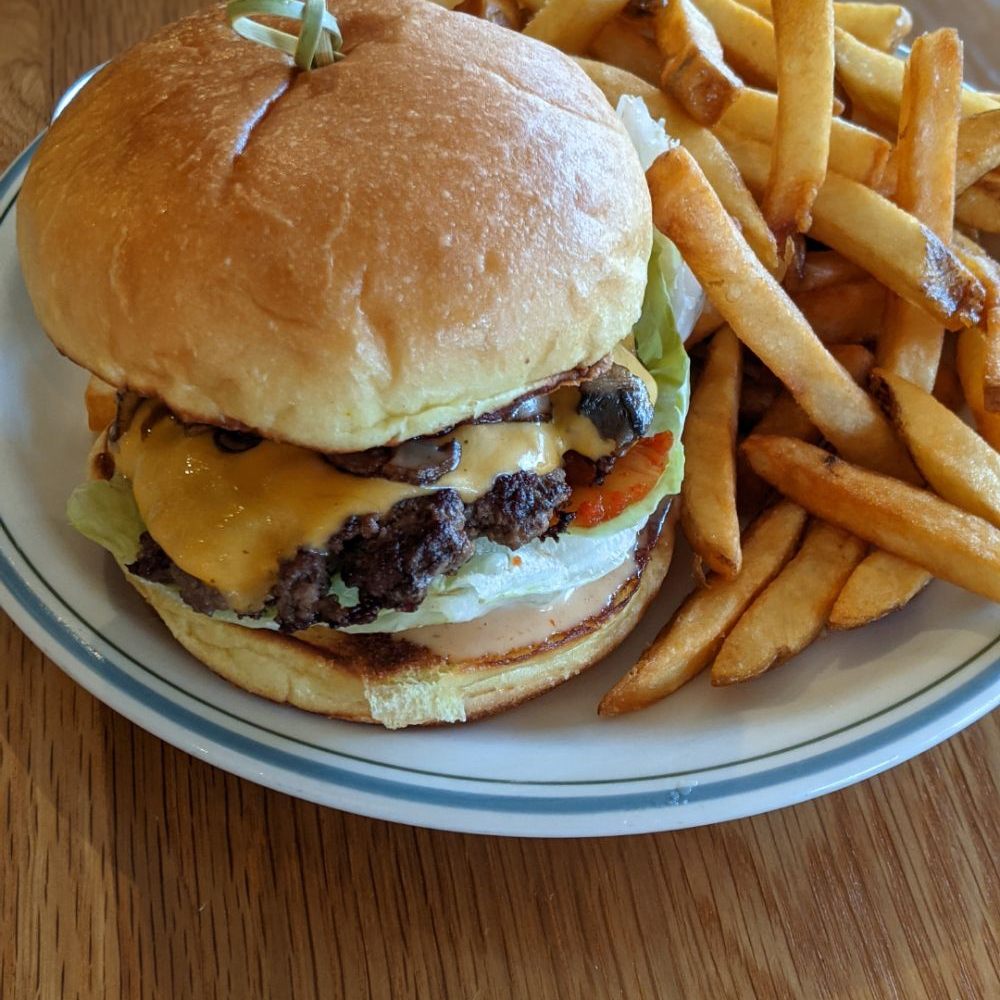 Fable Diner - Broadway Burger (with kimchi) - Diners Near Me - Vancouver, British Columbia Fable Diner - Broadway Burger (with kimchi) - Diners Near Me - Vancouver, British Columbia