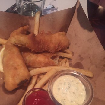 Bonefish Grill - Lunch menu- fresh Cod battered and deep fried - Fish and chips - Seafood Near Me - Plantation, Florida