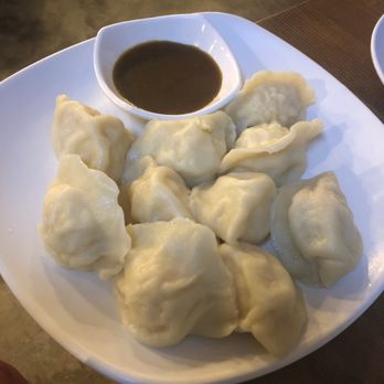 iHome Kitchen Chinese Dumpling House Beverly - D12. Shrimp, Eggs and Yellow Chives Dumplings! - Chinese Near Me - Los Angeles, California