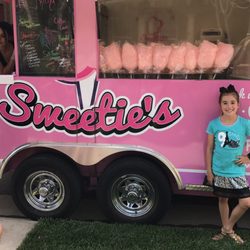 Sweetie's Candy - My daughter at her birthday party with Sweetie's!