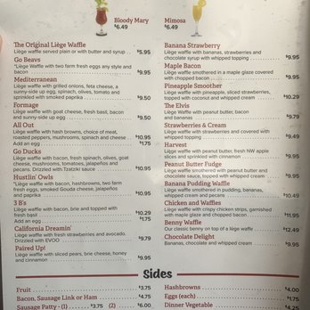The Waffle Hut - Look at all those options in their menu! Don't worry, they also serve regular breakfast, lunch, and dinner foods, too. - Waffles Near Me - Klamath Falls, Oregon The Waffle Hut - Look at all those options in their menu! Don't worry, they also serve regular breakfast, lunch, and dinner foods, too. - Waffles Near Me - Klamath Falls, Oregon