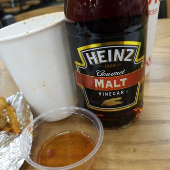 Five Guys - Malt vinegar your fries!!!! Thank me later. - Hot Dogs Near Me - Huntsville, Alabama