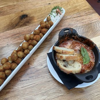 Firefly - Crispy Olives & meatballs - New American Near Me - Studio City, California Firefly - Crispy Olives & meatballs - New American Near Me - Studio City, California