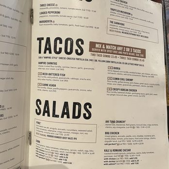 Yard House - Menu 12.31.25 - Bars Near Me - Long Beach, California